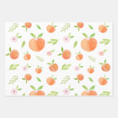Zoet als een peach Birthday Inpakpapier Vel (Voorkant)