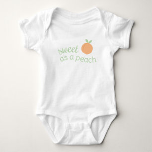 Zoet als een perzik Baby Shirt