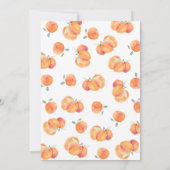 Zoet als een uitnodiging voor een peach Birthday (Achterkant)