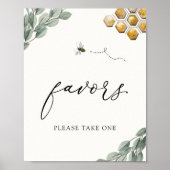 Zoet als Eucalyptus Favors Sign. Poster (Voorkant)