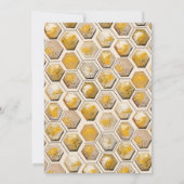 Zoet als kan Bee Eucalyptus Baby Sprinkle Kaart (Achterkant)