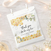 Zoet als kan bloemige honingraten bijen baby showe bedankzakje (Geknipt)