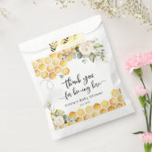 Zoet als kan bloemige honingraten bijen baby showe bedankzakje (Gezegeld)