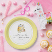 Zoet als kan zijn Baby shower papier Bord (Feest)