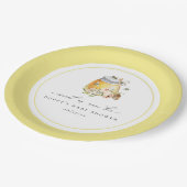 Zoet als kan zijn Baby shower papier Bord (Gekanteld)