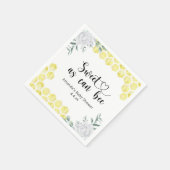 Zoet als kan zijn - servet (Hoek)