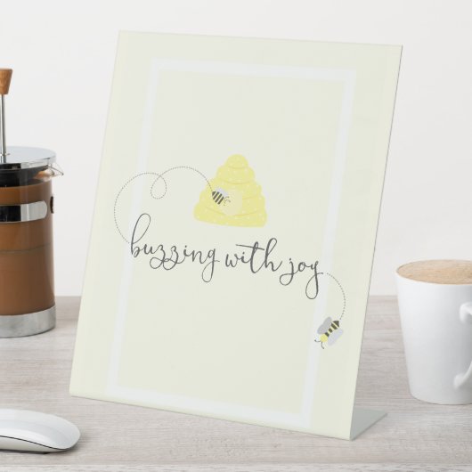 Zoet als kan zijn teken reclamebord met voetstuk (Insitu)