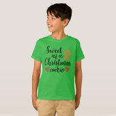 Zoet als Kerstkoekje T-shirt (Voorkant volledig)
