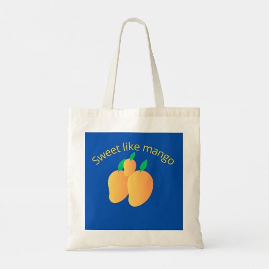 Zoet als mango tote bag (Achterkant)
