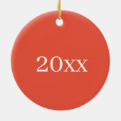 Zoet als Peach Ripe Georgia Peaches Fruit Keramisch Ornament (Achterkant)