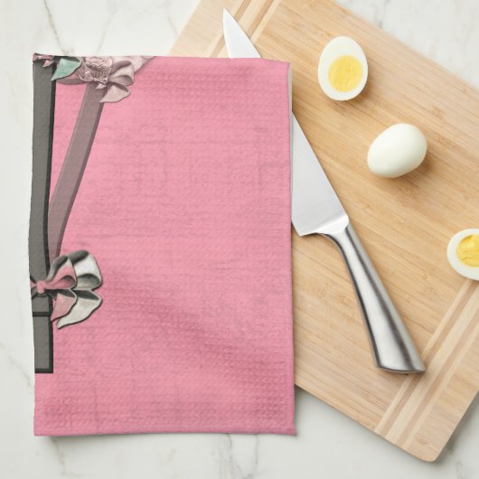 Zoet als Snoep Lollipopskulls in roze. Theedoek (Quarter Fold)