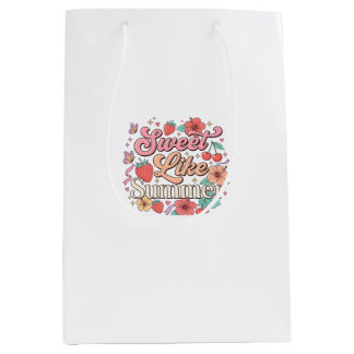 Zoet Als Zomer – Mooie Fruit- & Bloemstickers Medium Cadeauzakje