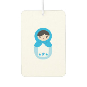 Zoet Blauw Matryoshka Doll Luchtverfrisser