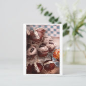 Zoet - Cupcake - Cupcake Briefkaart (Staand voorkant)