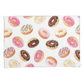 Zoet donut patroon kussensloop (Voorkant-Rechts)