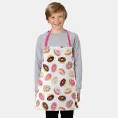 Zoet donut patroon schort (Gedragen)