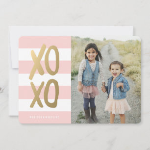 Zoet en chic Fotokaart Valentijnsdag Feestdagenkaart