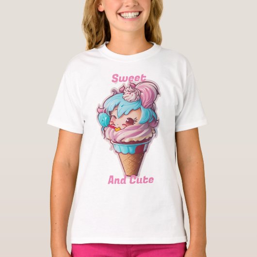 Zoet en Schattig T-shirt (Voorkant)
