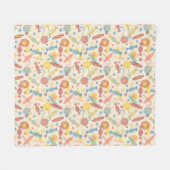 zoet en Snoep Fleece Deken (Voorkant (Horizontaal))