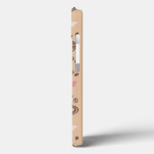 Zoet en zout Treats Beige Patroon Case-Mate iPhone Case (Achterkant / Links)