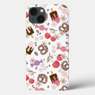 Zoet en zout Treats Patroon iPhone 13 Hoesje