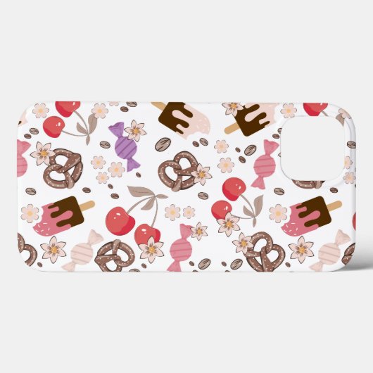 Zoet en zout Treats Patroon Case-Mate iPhone Case (Achterkant (horizontaal))