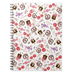 Zoet en zout Treats Patroon Notitieboek