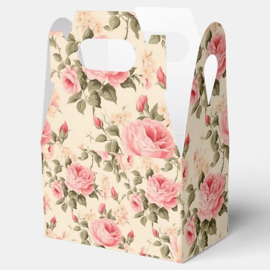 Zoet  Engels Rozen Bedankdoosjes (Geopend)