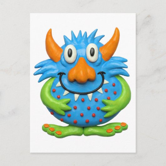 Zoet Gevlekt Monster Briefkaart (Voorkant)