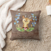 Zoet Herten Baby Geboorte Stats Kussen (Deken)