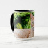 Zoet klein kat mok (Voorkant links)