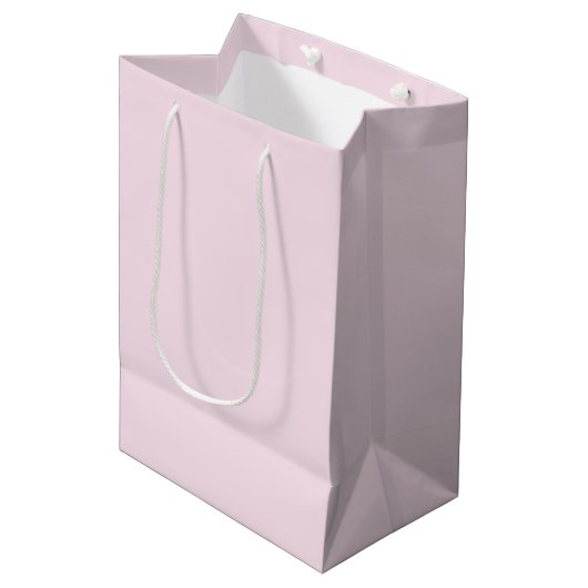 Zoet Mellow Roze Gift Bag Medium Cadeauzakje (Voorkant Gekanteld)