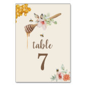 Zoet net als dat van honingbijen Baby shower Kaart (Voorkant)