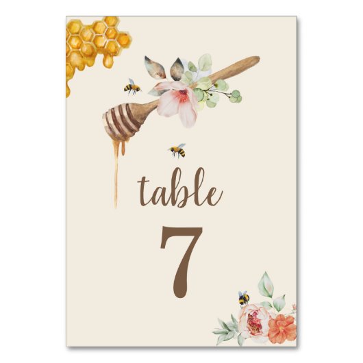Zoet net als dat van honingbijen Baby shower Kaart (Voorkant)