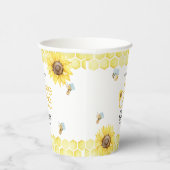 Zoet om een eerste bijendag verjaardagsfeestje te papieren bekers (Rechts)