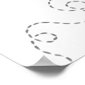 Zoet om een eerste verjaardag tijd capsule te zijn poster (Hoek)