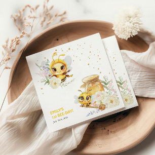 Zoet om één te zijn 1e verjaardag servet