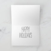 Zoet omhoog verward Golden retriever Feestdagen Kaart (Binnen)