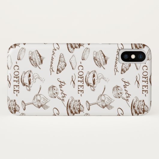 zoet papier Case-Mate iPhone case (Achterkant (horizontaal))