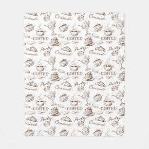 zoet papier fleece deken