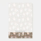 Zoet patroon gemaakt van smaakvolle cupcakes post-it® notes (Voorkant)