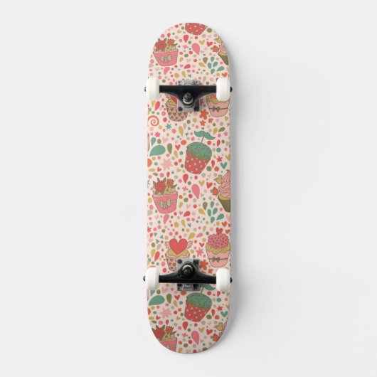 Zoet patroon skateboard (Voorkant)