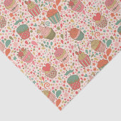 Zoet patroon tissuepapier (Detail)