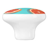 Zoet sappig Oranje patroon Keramische Knop (Zijkant)