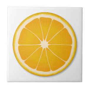 Zoet Sinaasappel Citrus Fruit Keuken en Tuin Tegeltje