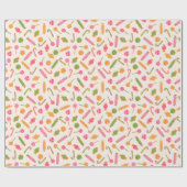 Zoet Snoep Cadeaupapier (Vlak)