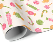 Zoet Snoep Cadeaupapier (Rol Hoek)