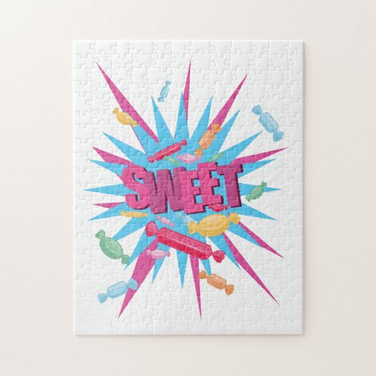 Zoet Snoep Legpuzzel (Verticaal)