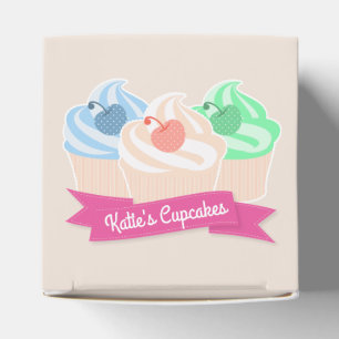 Zoet Trio Cupcake Bedankdoosjes