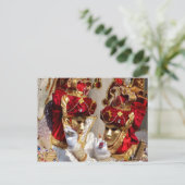 Zoet - Venetië carnaval Briefkaart (Staand voorkant)